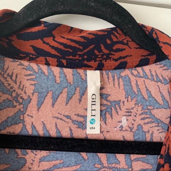 Gilli navy wrap jumpsuit L - Picture 2 of 7